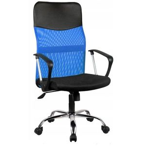 TP Living Otočná židle Nemo černo-modrá obraz