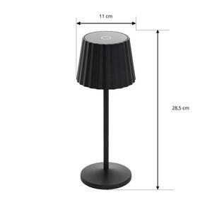 Lindby Nabíjecí stolní lampa Lindby LED Esali, černá, sada 2 kusů obraz
