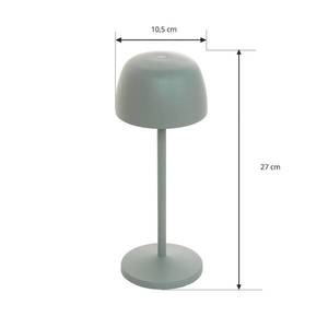 Lindby Nabíjecí stolní lampa LED Lindby Arietty, šalvějově zelená, sada 2 kusů obraz