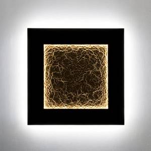 Holländer Nástěnné svítidlo Plenilunio Eclipse LED, hnědá/zlatá barva, 80 cm obraz