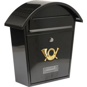 Vorel Poštovní schránka se stříškou oblou - černá obraz