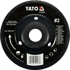 Yato Rotační rašple úhlová jemná 125 mm typ 2 obraz
