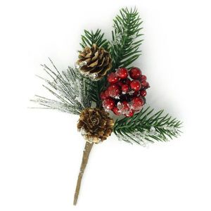 Autronic Větvička vánoční ojíněná , umělá dekorace PRZ3206 obraz