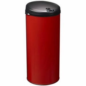 Rossignol Bezdotykový odpadkový koš Sensitive 45 l, červená obraz