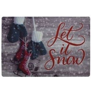 Rohožka Let it snow, 38 x 58 cm obraz