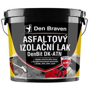 Asfaltový izolační lak Den Braven DenBit DK – ATN 9 kg obraz