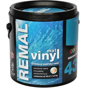 Remal Vinyl Color mat azurově modrá 3, 2kg obraz