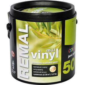 Remal Vinyl Color mat jarní zelená 3, 2kg obraz