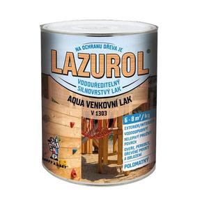 Lazurol Aqua silnovrstvý lak na dřevo polomat 0, 6kg obraz