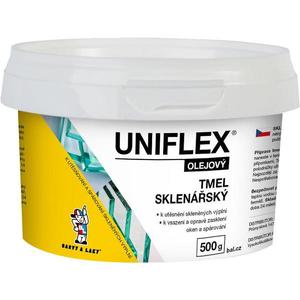 Uniflex sklenářský tmel 0, 5kg obraz