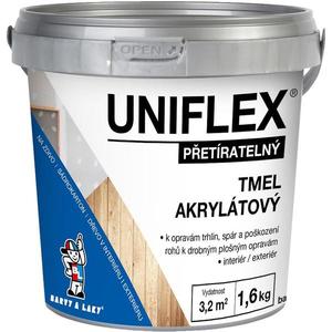 Uniflex akrylový tmel 1, 6kg obraz