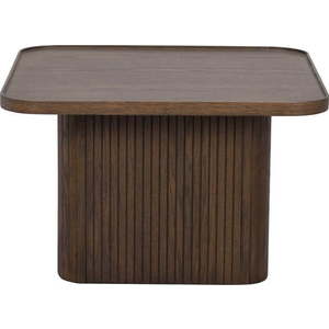 Tmavě hnědý konferenční stolek v dekoru dubu ø 60 cm Sullivan – Rowico obraz