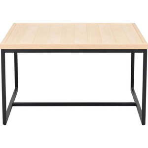 Konferenční stolek s deskou z dubového dřeva v přírodní barvě ø 70 cm Deerfield – Rowico obraz