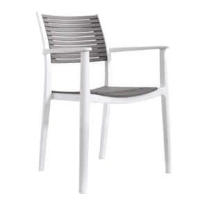 Stohovatelná židle HERTA Bílá obraz
