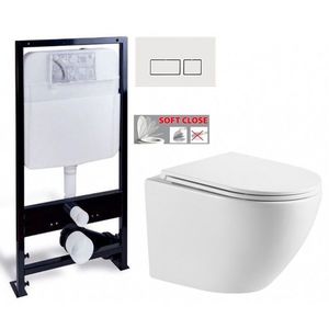 WC tlačítko pro nádržku PRIM bílé PRIM_20/0042 obraz