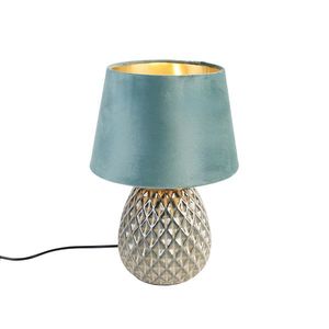 Klasická stolní lampa zelená 35 cm - Betty obraz