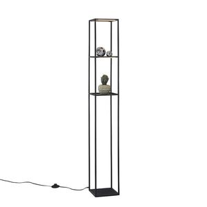 Designová stojací lampa černá včetně LED s dotykovým stmívačem - Jitske obraz