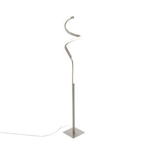 Designová stojací lampa z oceli včetně LED s dotykovým stmívačem - Ruta obraz