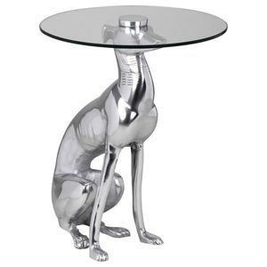 Odkládací stolek Stříbrný obraz