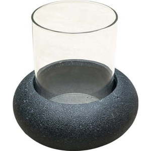 Svícen na čajovou svíčku ze skla a betonu Jango – Paju Design obraz