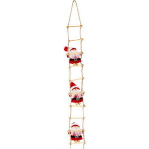 Závěsná vánoční dekorace Climbing Santa – Sass & Belle obraz