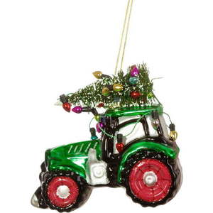 Skleněná vánoční ozdoba Tractor – Sass & Belle obraz
