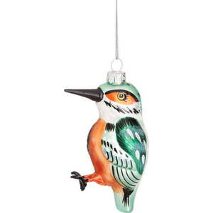 Skleněná vánoční ozdoba Kingfisher – Sass & Belle obraz