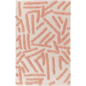 Růžovo-krémový pratelný koberec 60x90 cm Athena – douceur d'intérieur obraz