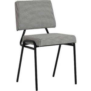 Bílo-černá jídelní židle Simple - CustomForm obraz