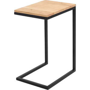 Odkládací stolek s černou konstrukcí CustomForm Lupe obraz
