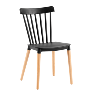 Jídelní židle ZOSIMA Černá, Jídelní židle ZOSIMA Černá obraz