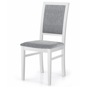 Jídelní židle SYLWIK 1 bílá/šedá obraz