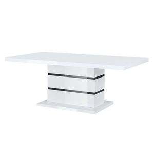 Konferenční stolek CLARA bílá vysoký lesk obraz