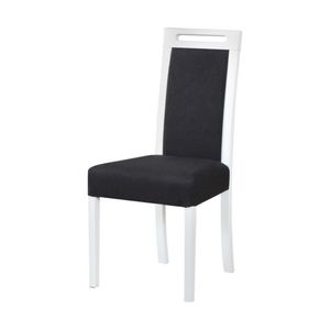 Jídelní židle ROMA 5 bílá/černá obraz