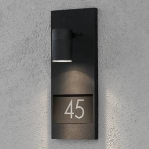 Konstsmide Modena 7655 světlo s domovním číslem, černé obraz
