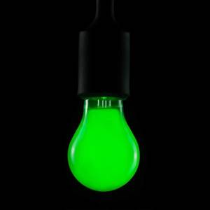 Segula Žárovka LED, zelená, E27, 2 W, stmívatelná obraz