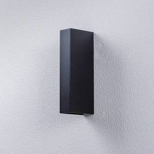 Arcchio Venkovní nástěnné svítidlo Arcchio Brinja LED, černé, hliník, IP65 obraz