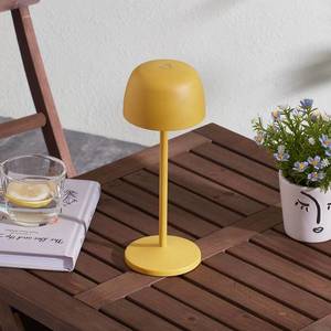 Lindby Nabíjecí stolní lampa Lindby LED Arietty, žlutá obraz