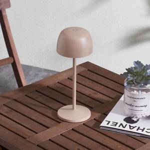 Lindby Nabíjecí stolní lampa LED Lindby Arietty, pískově béžová obraz