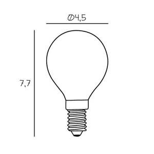 DESIGN BY US LED žárovka libovolná, E14 matná 2, 5 W 2 700 K stmívatelná obraz
