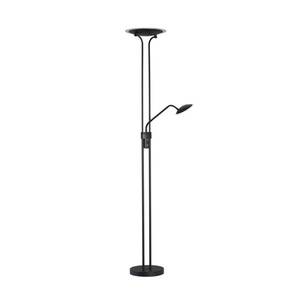 FISCHER & HONSEL LED stojací lampa Tallri, černá, 180 cm, 2 světla, kov, CCT obraz