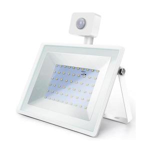 B.V. - LED Reflektor se senzorem LED/50W/230V 4000K IP65 bílá obraz