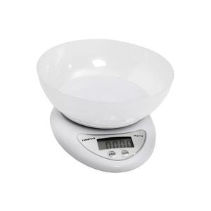 Digitální kuchyňská váha s mísou 1xCR2032 bílá obraz