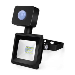 B.V. - LED Reflektor se senzorem LED/10W/230V 6400K IP65 černá obraz