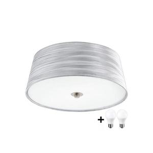 Eglo Eglo 94306- LED Stropní svítidlo FONSEA 1 2xE27/9W/230V stříbrná obraz
