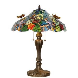 Stolní lampa Tiffany Butterfly - Ø 52*65 cm 5LL-5582 obraz