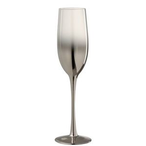Sklenička na šampaňské Silver Glass - Ø 7*25 cm 7727 obraz