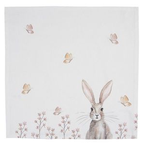 Sada 6 ks ubrousků z bavlny Rustic Easter Bunny - 40*40 cm REB43 obraz