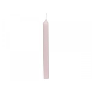 Růžová úzká svíčka Taper powder - Ø 1, 2 *13cm / 2.5h 70875-07 obraz