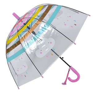 Dětský průhledný deštník s mráčky - Ø 50 cm JZCUM0007P obraz
